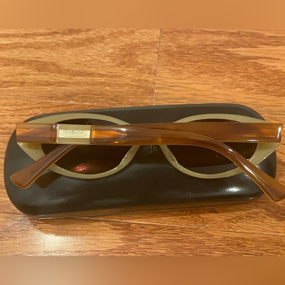 (Authentic) Tan Coach Sunglasses - Picture 2 of 4